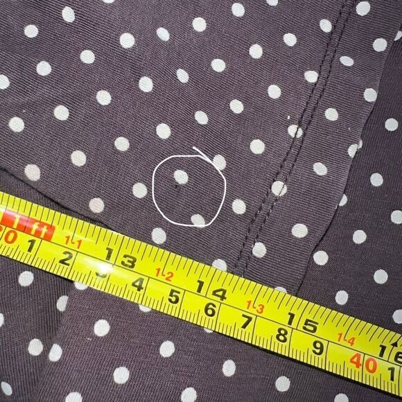 Mini Boden, Brown Polka Dot Long Sleeve T-Shirt, Bow Detail, Size 9-10Y - Picture 4 of 10